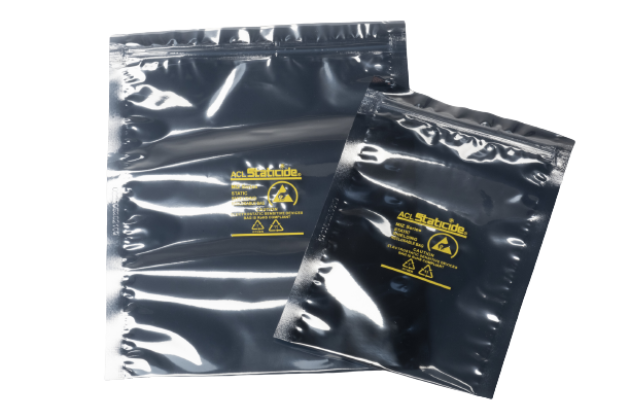 Anti-Static ESD Shielding Silver Zip-Lock Reclosable Bags 3x,5,6,8,10,12,14" 